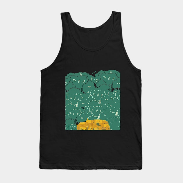 Big trees and small town Tank Top by SkyisBright